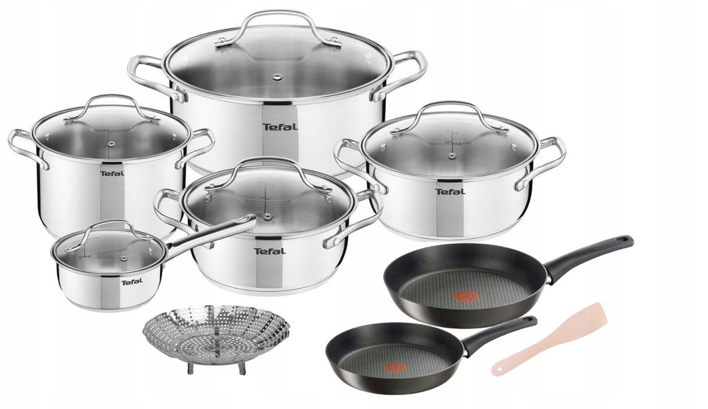 TEFAL GARNKI UNO +PATELNIE DUETTO24/28cm INDUKCJA
