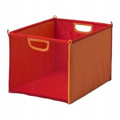 IKEA KUSINER PUDEŁKO NA ZABAWKI czerwony 36X26