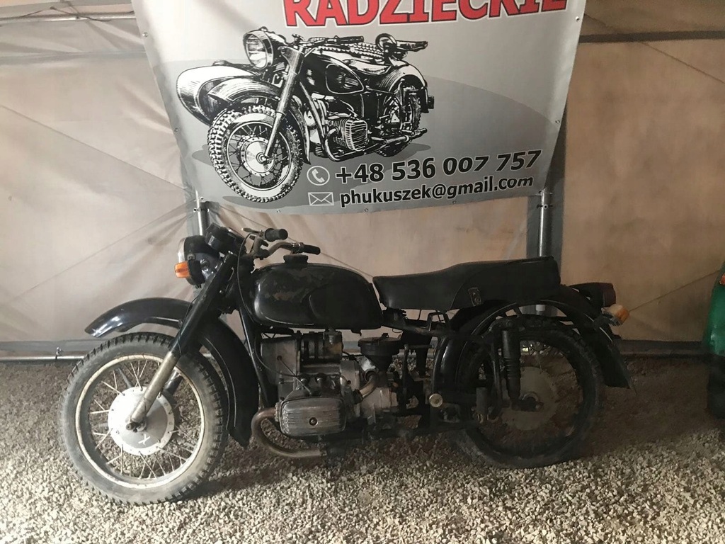 MOTOCYKL ZABYTKOWY DNIEPR MT 11 K750 M72 URAL SOLO