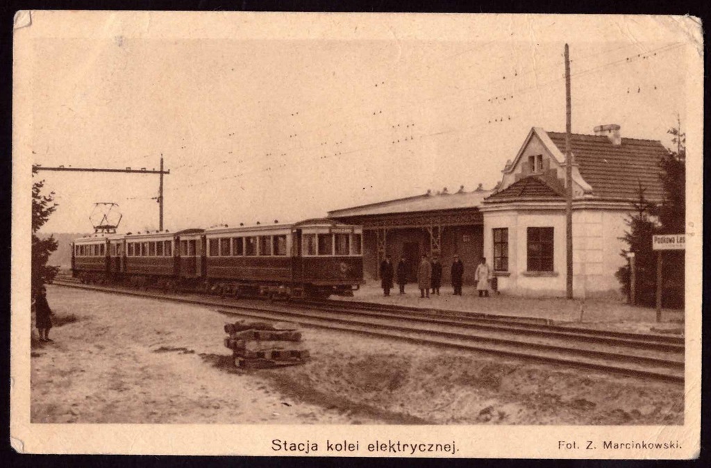 Pocztówka obiegowa Podkowa Leśna,1930 rok