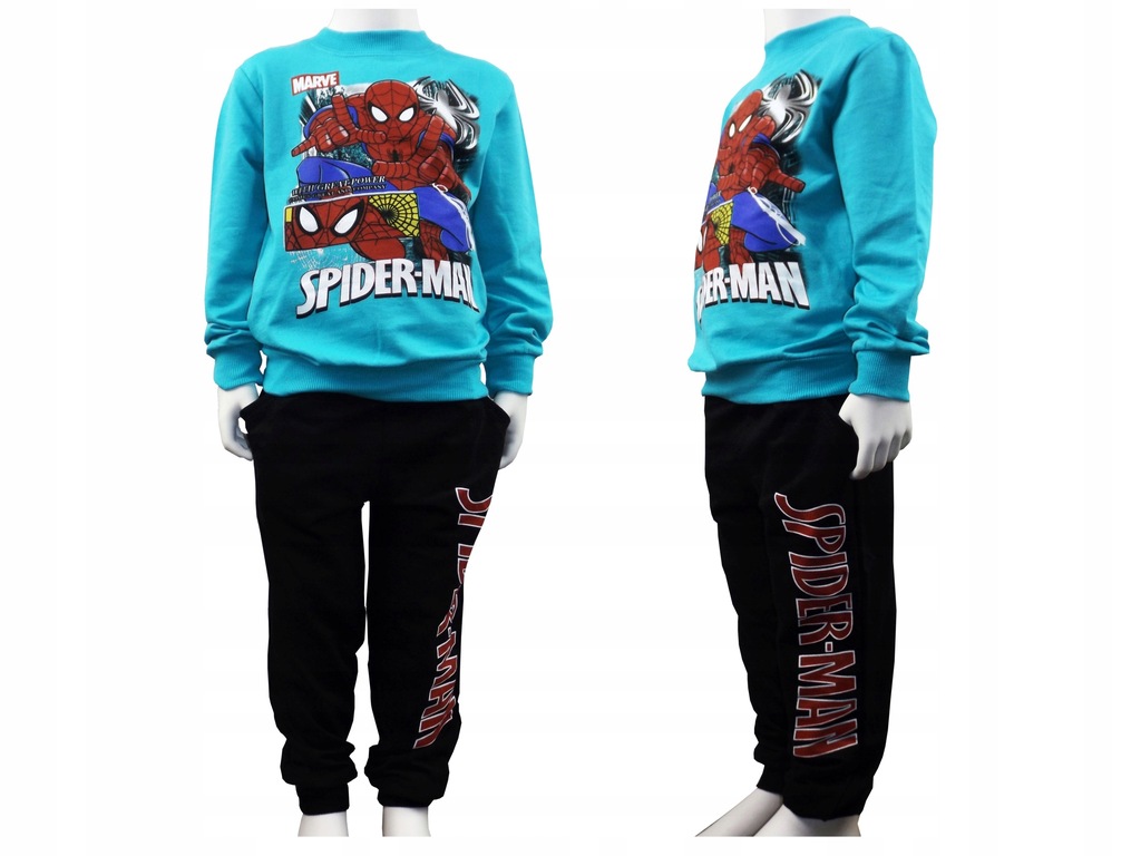 SPIDERMAN Marvel Dresik Bluza + Spodnie 110 5 lat