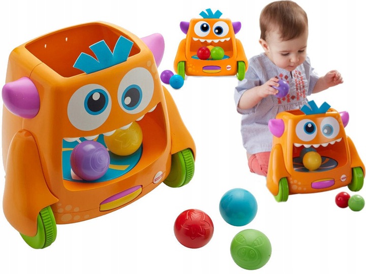Fisher Price FONTANNA Z PIŁEK Stworek JEŹDZI Tv