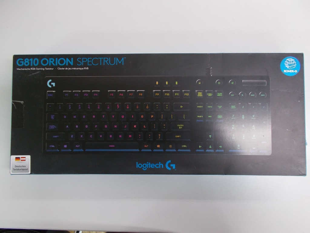 Logitech G810 Orion Spectrum Klawiatura Gaming RGB