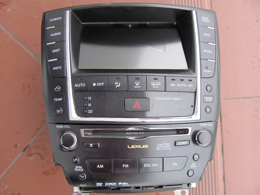 Lexus IS ISF 5,0 0611r radio z nawigacją 7131371529