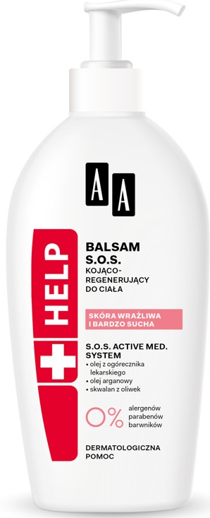AA HELP BALSAM SOS SKORA SUCHA SZORSTKA +GRATIS!