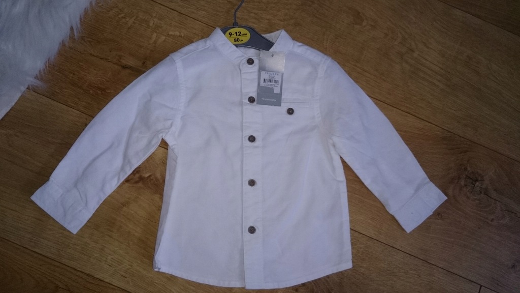 PRIMARK elegancka koszula chłopięca 9-12m / 80 cm