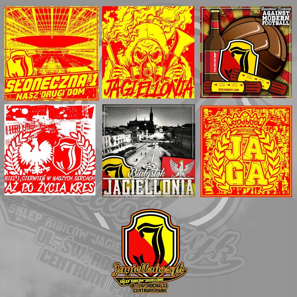 VLEPKI JAGIELLONIA BIAŁYSTOK Naklejki