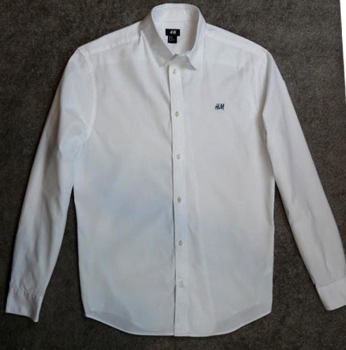 H&M biała koszula męska - M slim