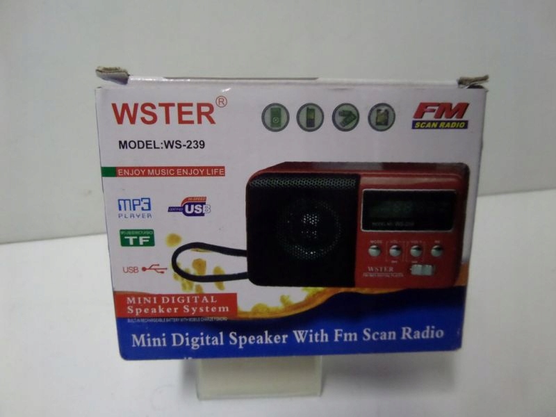 RADIO PRZENOŚNE WSTER WS 239 KOMPLET - 7434029175 - oficjalne archiwum ...