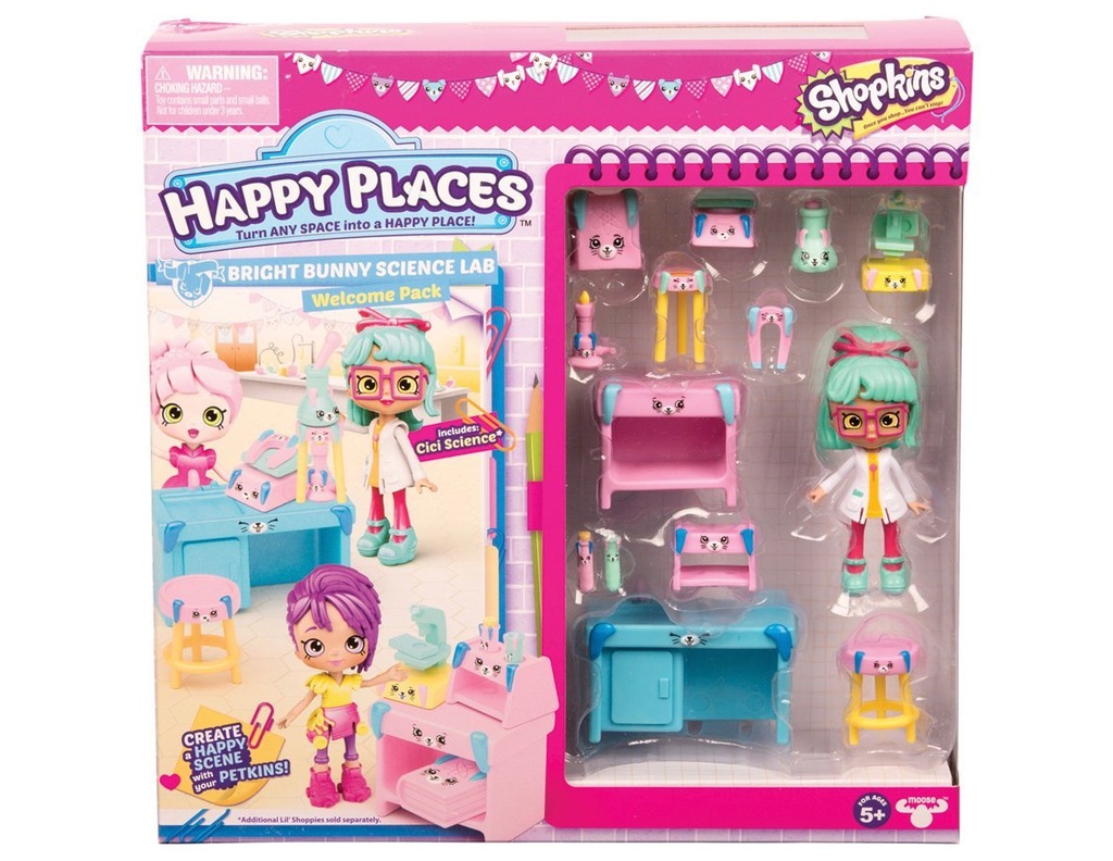 SHOPKINS Happy Places 13PAK LALKA PETKINS SZKOŁA