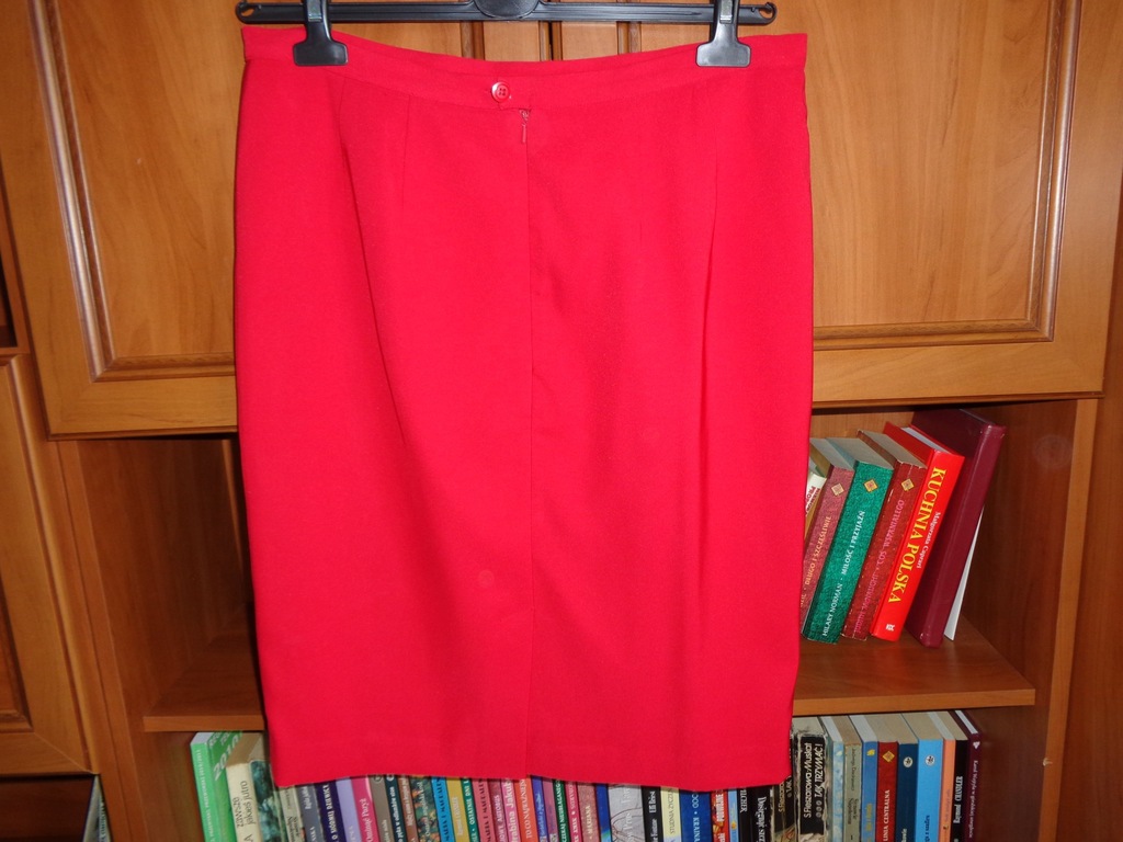 Spódnica elegancka czerwona roz. 42