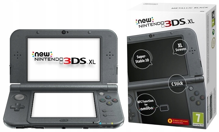 New Nintendo 3DS XL Czarna Black