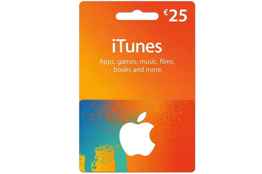 $25 iTunes Apple Gift Card-SKAN KARTY