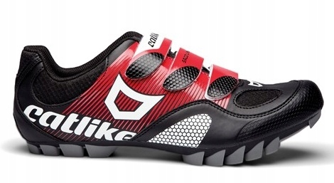 CATLIKE DRAKO BUTY MTB SPD CZARNO-CZERWONE NR. 43