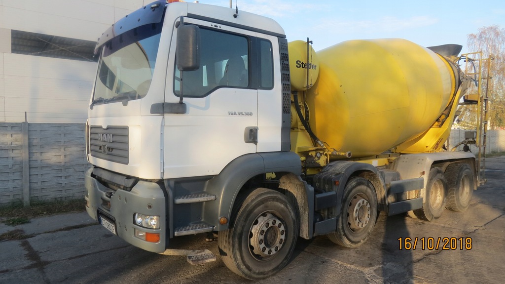 Betonomieszarka MAN TGA 35.360 zabudowa Stetter