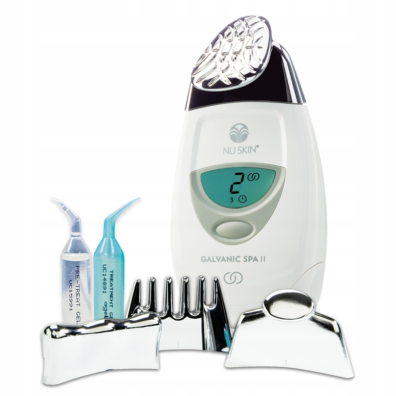 galvanic spa セット Galvanic Spa System II Nu Skin żelazko do twarzy