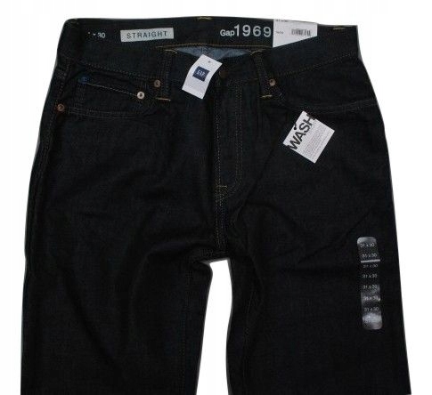 M Modne spodnie Jeans Gap 32/32 Straight z USA!