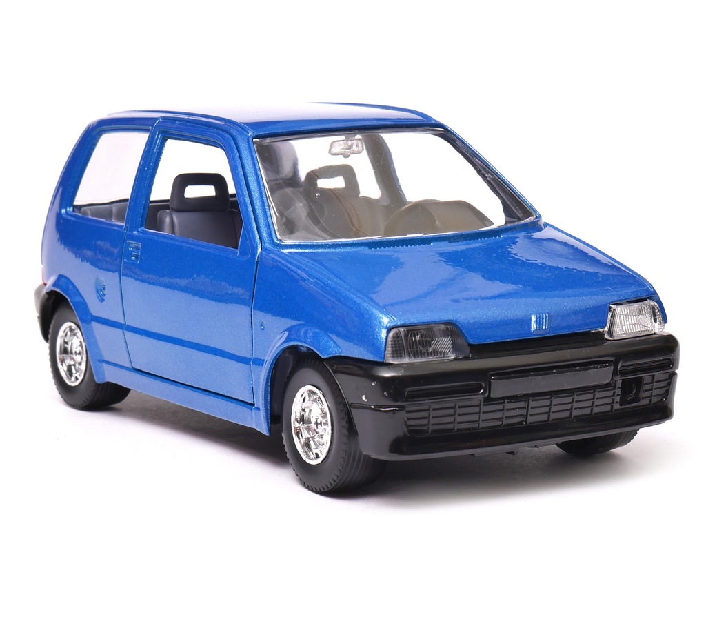 Fiat Cinquecento 1:24 Bburago niebieski