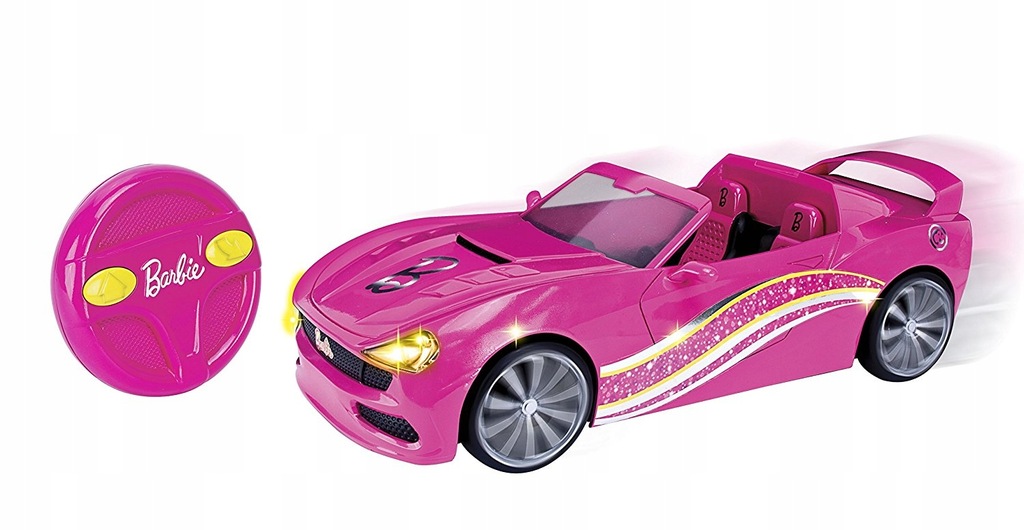 BARBIE AUTO STEROWANE R/C Cabrio Kabriolet Różowy 7708148506