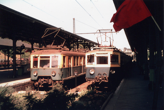 Zdjęcie 10x15 EW91-09 i EW90-35 Gdańsk Główny 1964