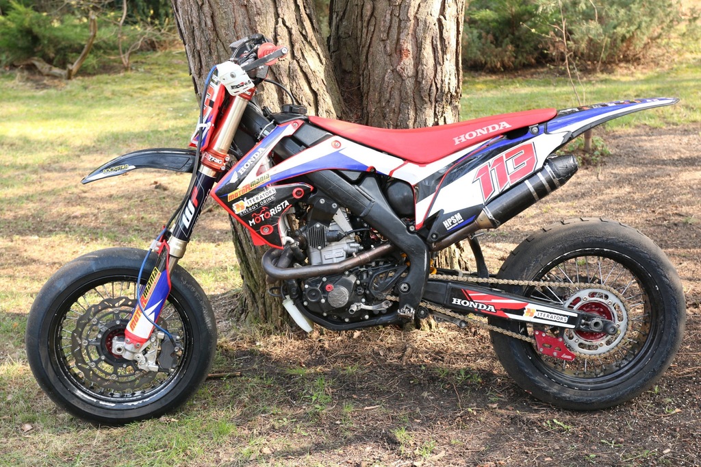 Honda Crf 450 2010 Supermoto 7321558520 Oficjalne Archiwum Allegro