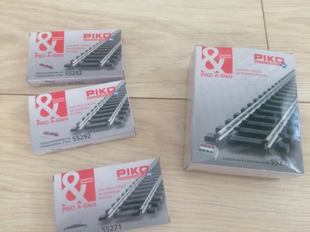 PIKO 55292 - Paire De Connecteurs De Raccordement Rails H0, Pour Réseaux Ferroviaires Miniatures