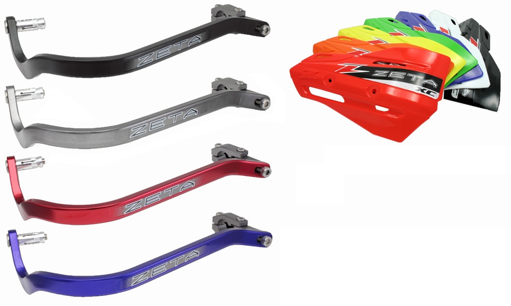 ZETA handbary osłony dłoni + listki SUPERMOTO