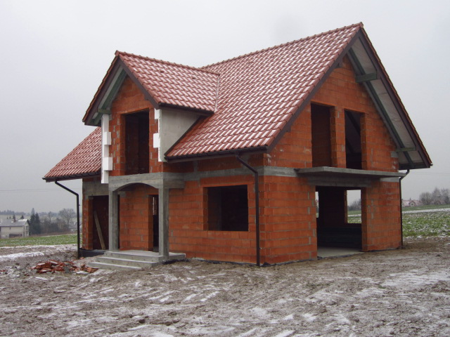 Sprzedam dom-stan surowy otwarty-półn.okol.Krakowa - 7098035880 - oficjalne  archiwum Allegro