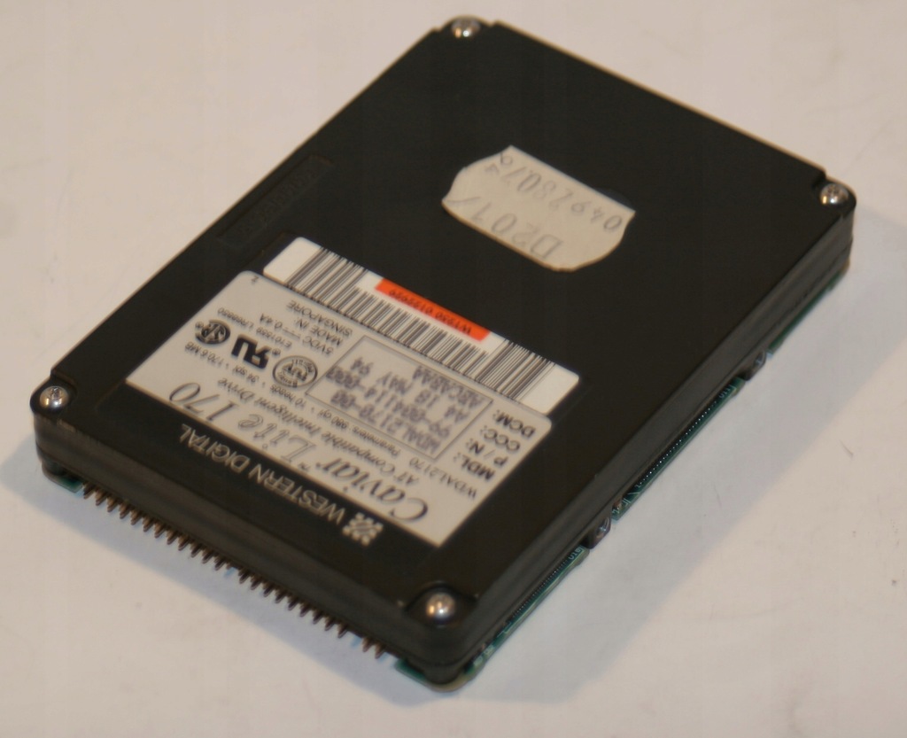 RETRO HDD DYSK 2.5 170/ WD CAVIAR LITE 170 MB EIDE
