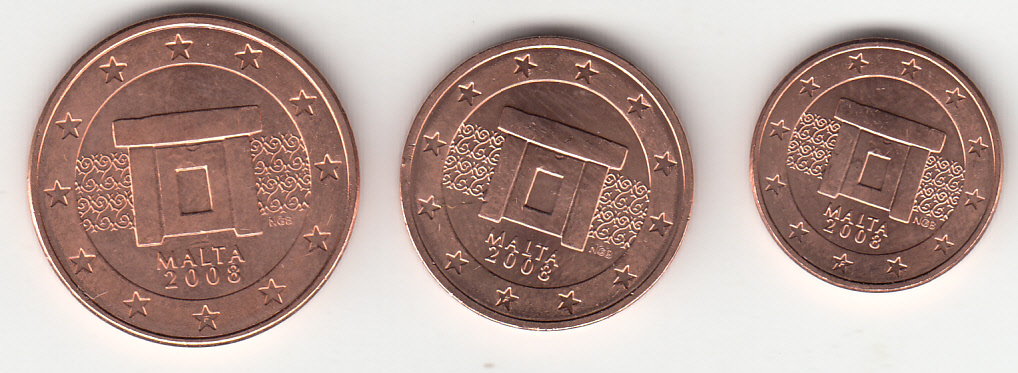 Купить Мальта 2008 г. — 1+2+5 центов — монетный двор.: отзывы, фото, характеристики в интерне-магазине Aredi.ru
