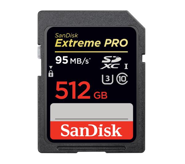 Karta pamięci SanDisk Extreme Pro SDXC 512GB 95MBs