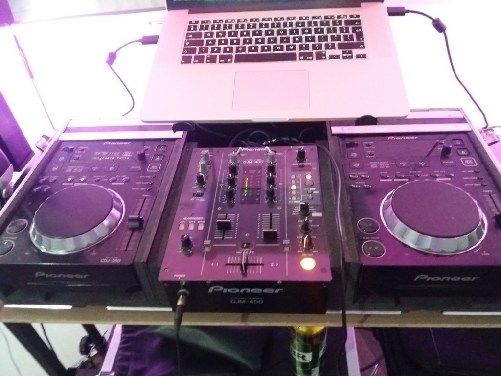 konsola dj pioneer cdj 350 djm 400 i case