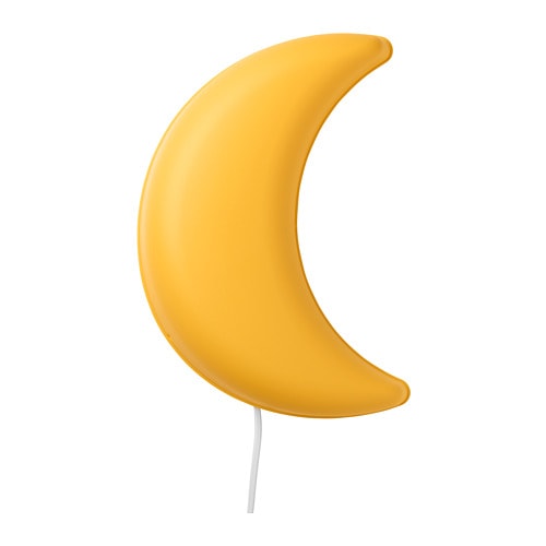 IKEA lampka ścienna księżyc SMILA MANE kurier