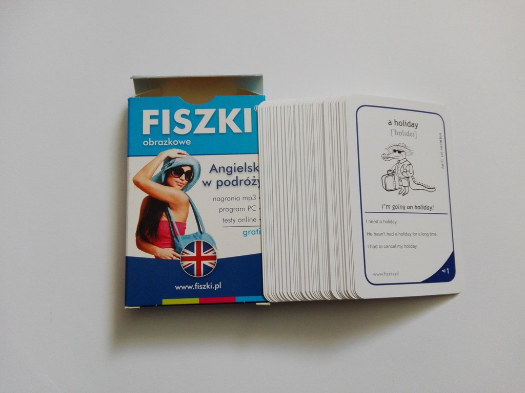 FISZKI Obrazkowe - Angielski w Podróży/ (A1-A2)