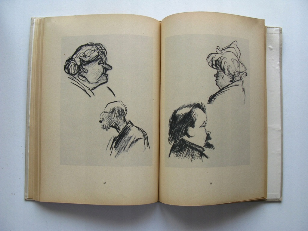 Heinrich Zille- STUDIEN, rusunki, grafiki, __ 1949