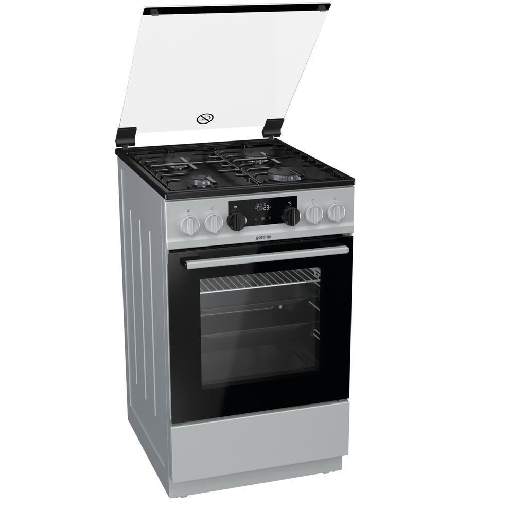 Kuchnia gazowo-elektryczna Gorenje MEK512S Srebrna