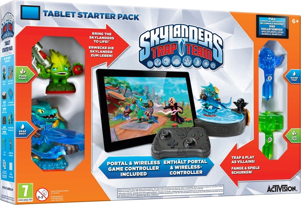 SKYTT SKYLANDERS TRAP TEAM ZESTAW STARTOWY TABLET