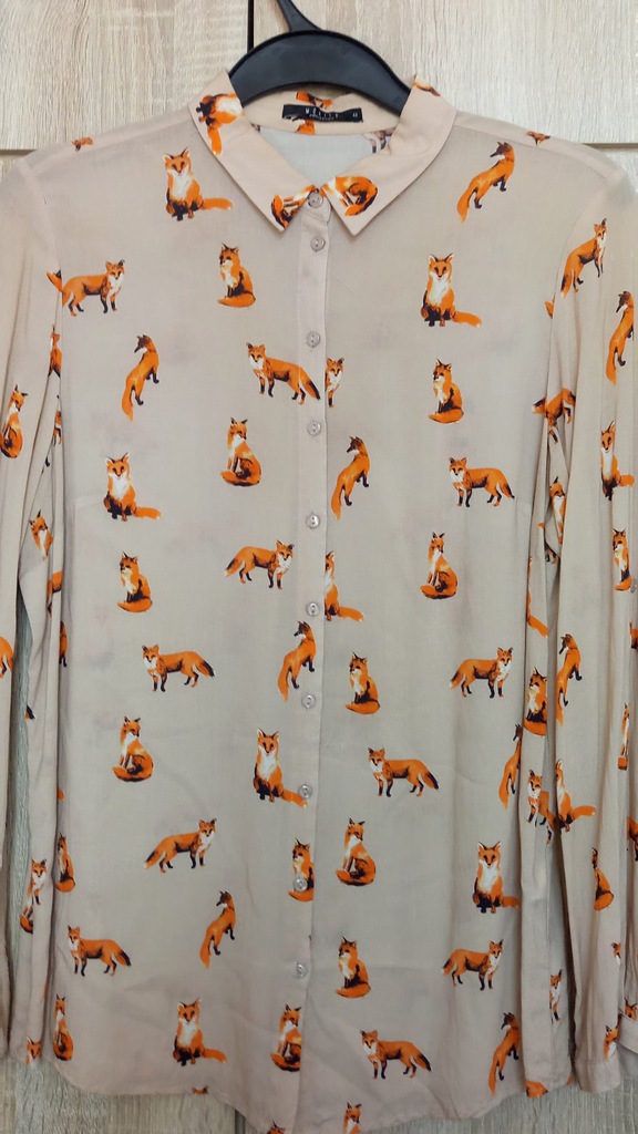 Mohito liski fox koszula lekka nadruk print 42