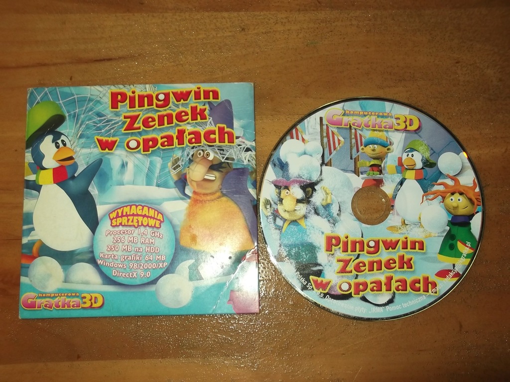 Pingwin Zenek w opalach komuterowa gratka 3D BCM