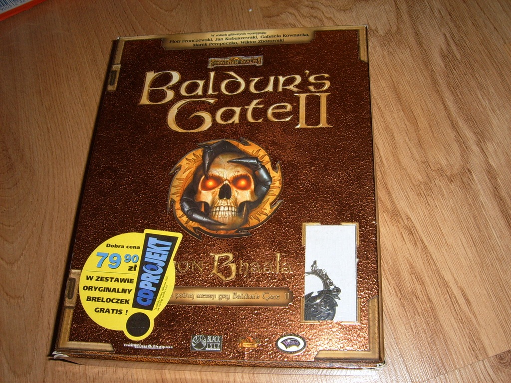 BOX BALDURS GATE 2 Throne of bhaal z brelokiem PL