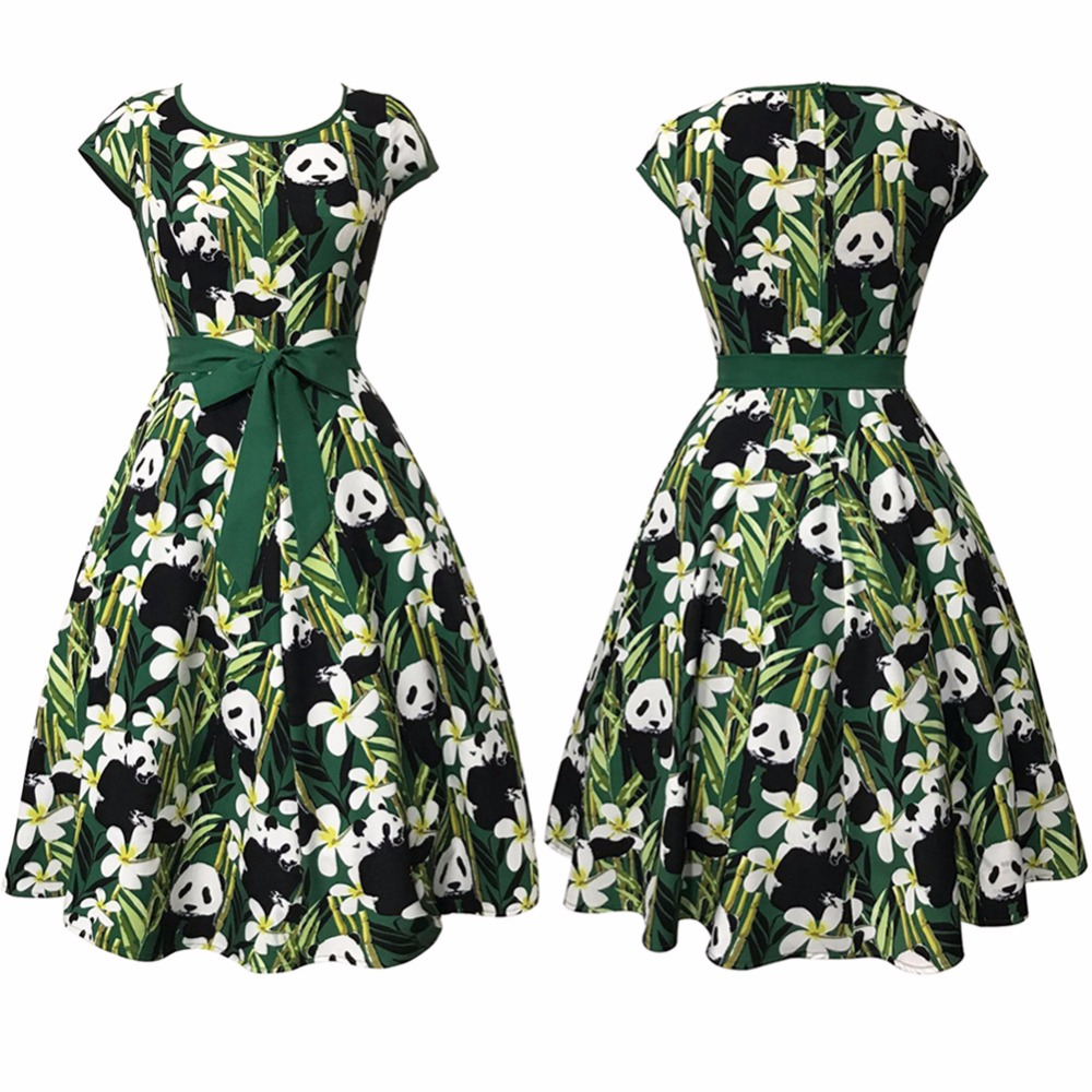 sukienka pin up panda pandy 40 40 L xl