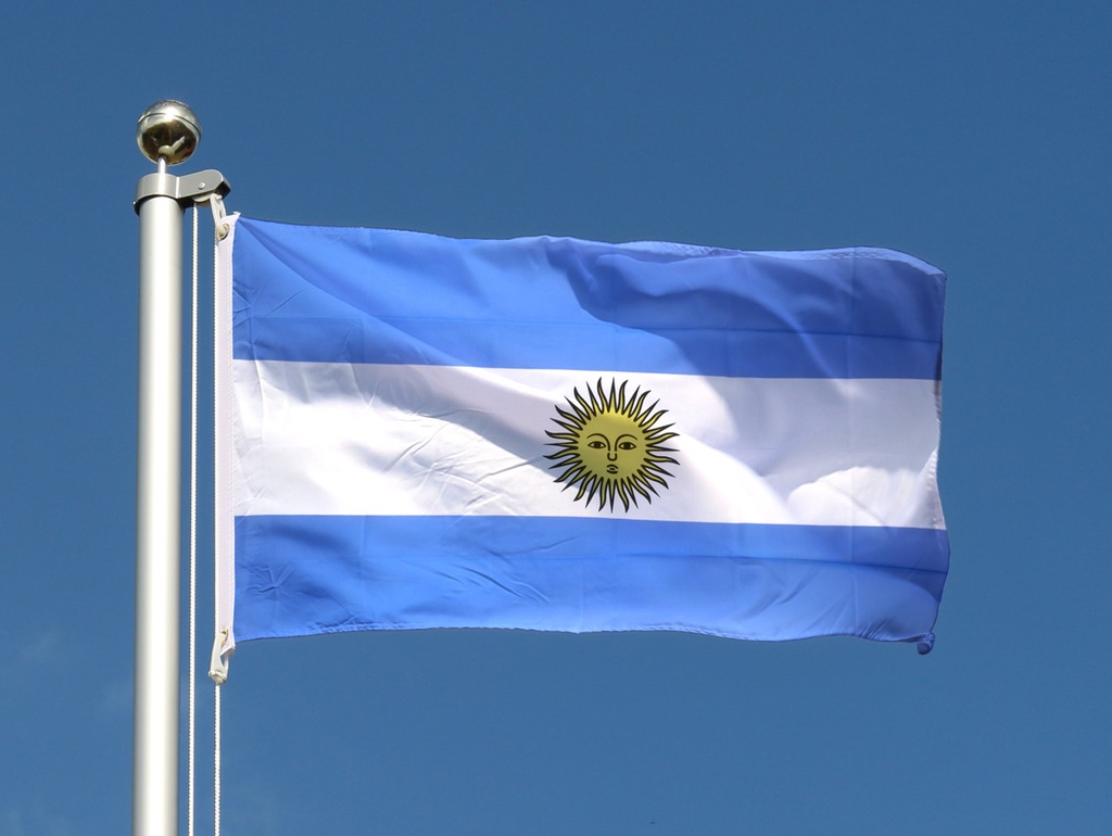 Flaga Argentyna Argentyny 90x60 na Maszt Flagi MŚ