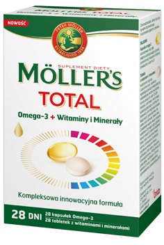 MOLLERS TOTAL TRAN OMEGA-3 WITAMINY A B6 B12 D SEL