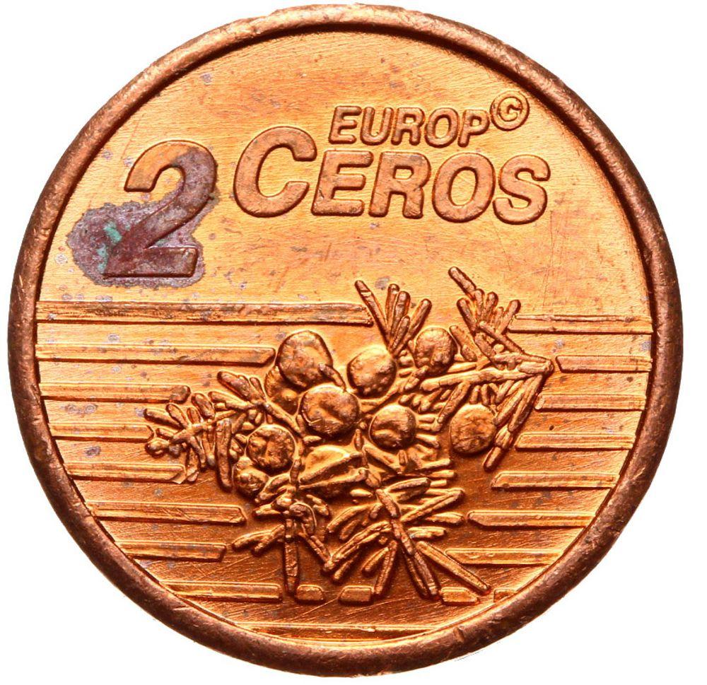 STARY ŻETON - PRÓBA EURO - 2 Ceros 2006