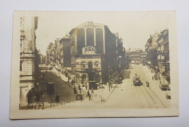 POZNAŃ Św. MARCIN i HINDENBURGSTRASSE 1941