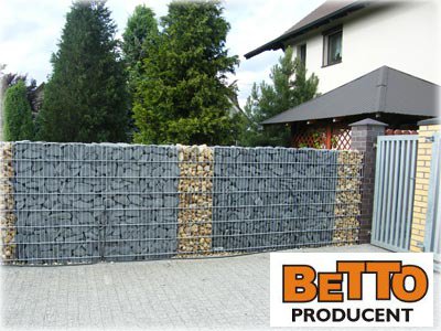 SŁUPKI GABIONOWE GABION GABIONY OGRODZENIA OCYNK