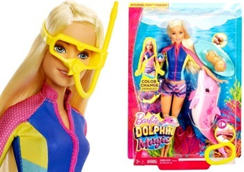 BARBIE I DELFINY z Magicznej Wyspy FBD63  ZESTAW