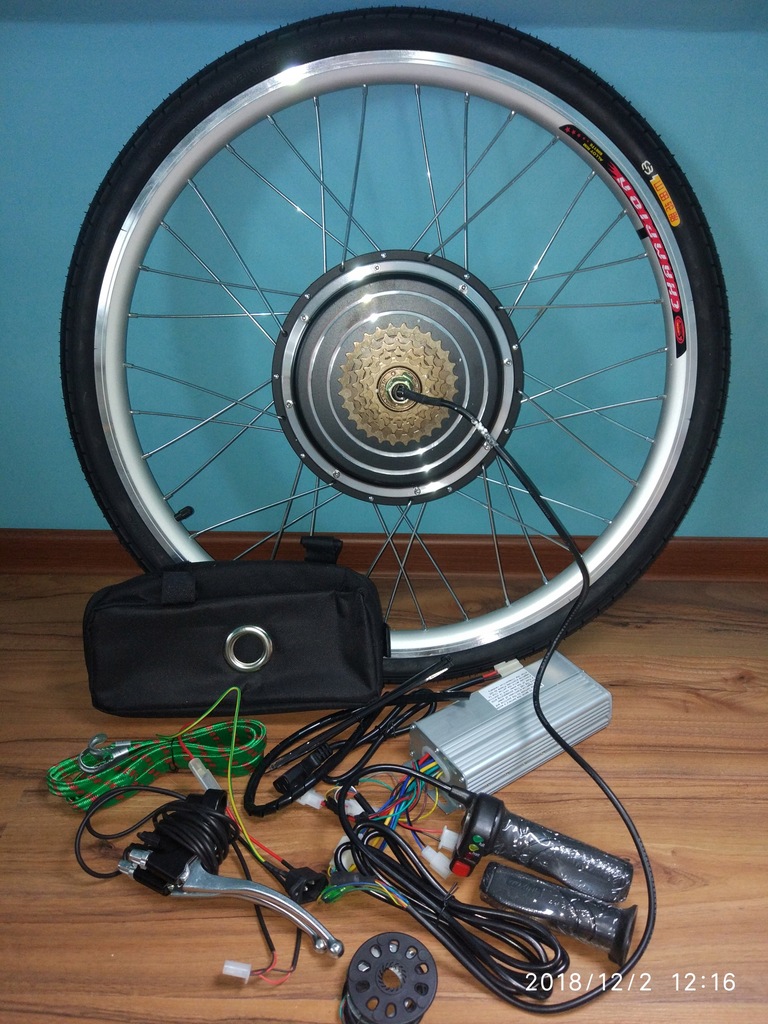 Rower elektryczny- zestaw do konwersji 36V/500W - 7704516677