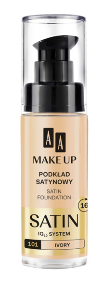 AA MAKE UP Podkład satynowy, 103 light beige 30ml.