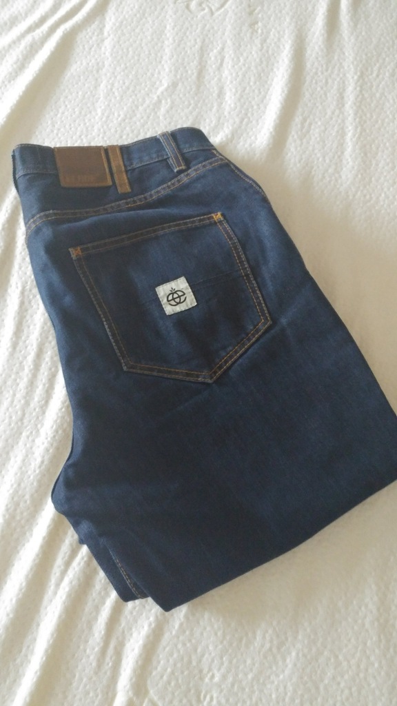 Spodnie Elade 34 L - ciemny jeans jak nowe